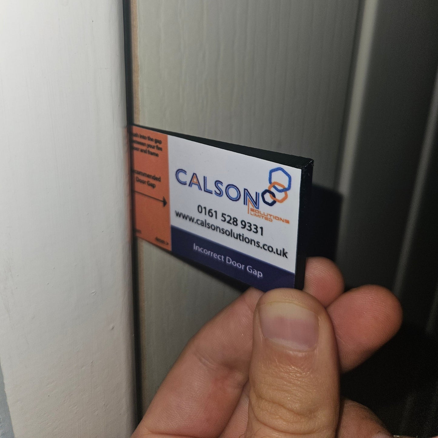Fire door gap checker