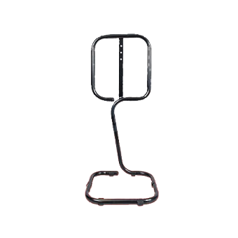 Single Black Tubular Fire Extinguisher Stand