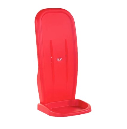 Jonesco Single Red Two-Part Fire Extinguisher Stand
