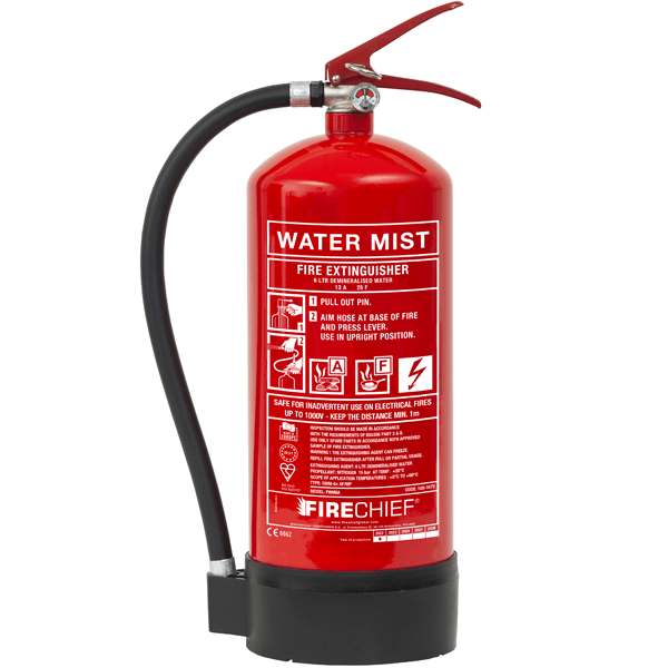 FireChief Multimist 6 Litre Water Mist Extinguisher