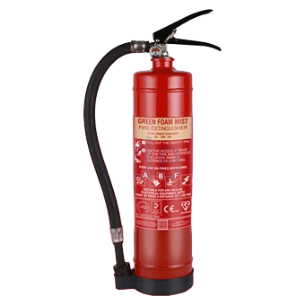 FireShield 2ltr Green Foam Mist Fire Extinguisher