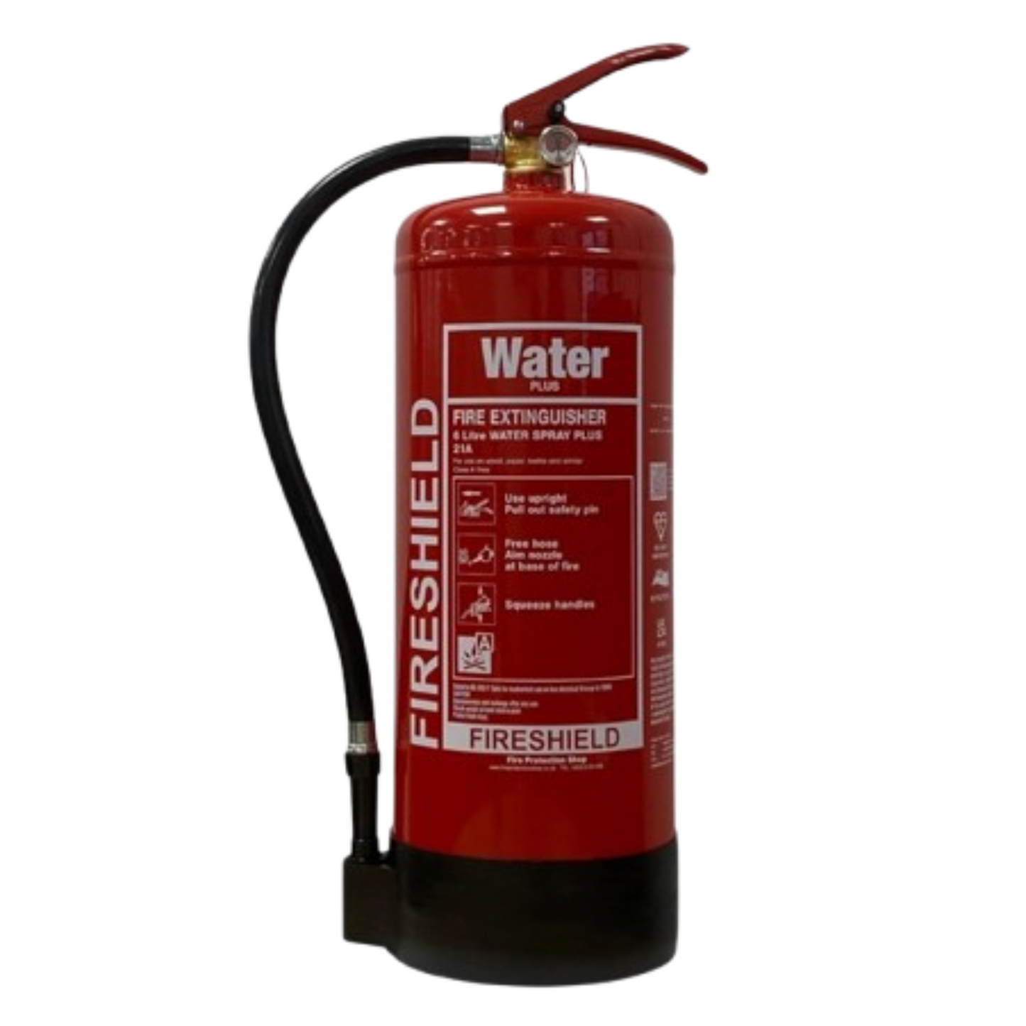 FireShield 6Ltr Water Fire Extinguisher with Low Freeze additive