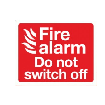 100mm X 80mm Self Adhesive Fire Alarm Call Point Sign