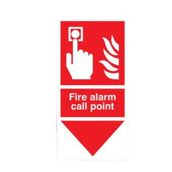175mm X 300mm Self Adhesive Fire Alarm Call Point Sign