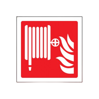 150mm X 150mm Rigid Plastic Fire Hose Reel Sign