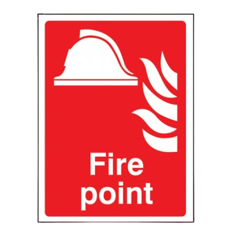 400mm X 300mm Self Adhesive Fire Point Sign
