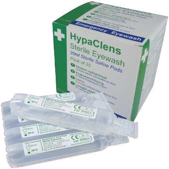 HypaClens Sterile Eyewash 20ml Pods (Pack of 25)