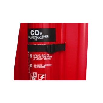 Co2 Securing Strap For Two-Part Fire Extinguisher Stands