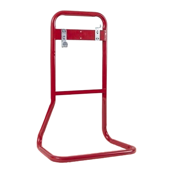 FireChief Tubular Red Double Stand