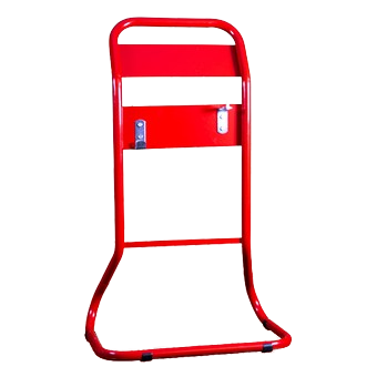 Commander Double Red Tubular Extinguisher Stand