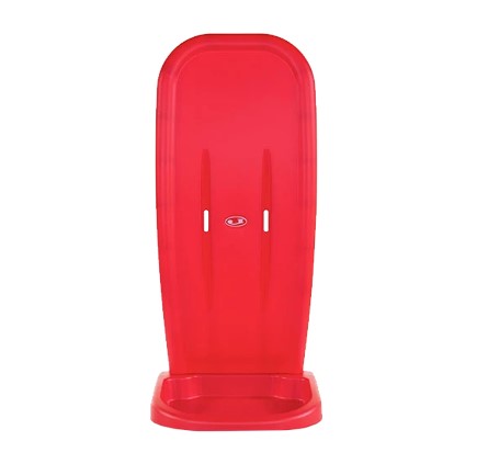 Jonesco Single Red Two-Part Fire Extinguisher Stand