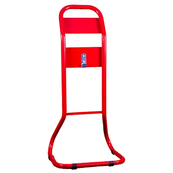 Commander Single Red Tubular Extinguisher Stand