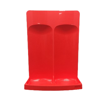 Commander Red Double Fire Extinguisher Stand