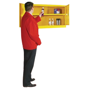 Wall-Mount Flammable Liquid Storage Cabinet