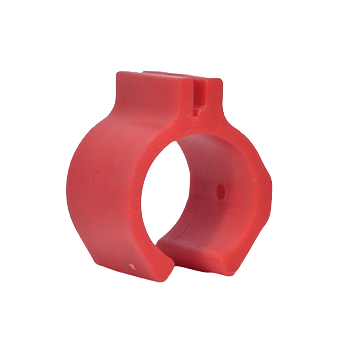Red Signage Clip for Tubular Extinguisher Stands