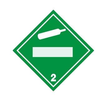 Self Adhesive 250mm x 250mm Customisable Gas Sign