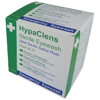 HypaClens Sterile Eyewash 20ml Pods (Pack of 25)