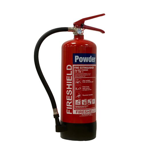 FireShield 4Kg ABC Dry Powder Fire Extinguisher - 21A 89B C