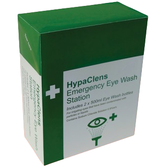 HypaClens Value Emergency Eye Wash Station (2x500ml)